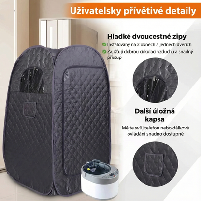 Přenosná domácí sauna