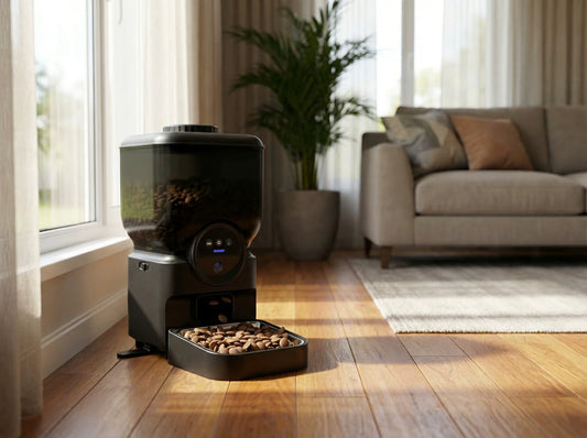 AmbiPet: Chytré krmítko s HD kamerou a obousměrným zvukem