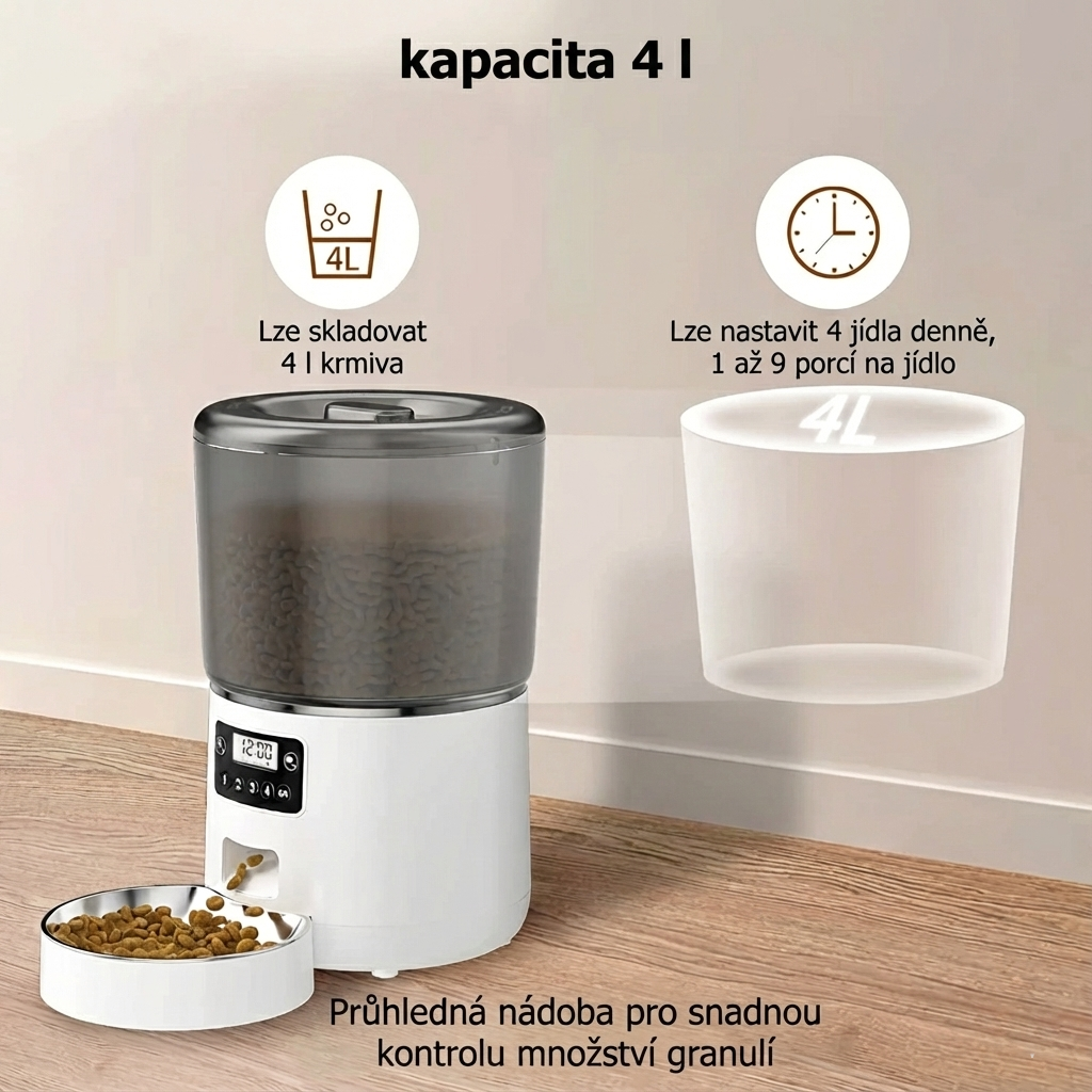 Chytré automatické krmítko
